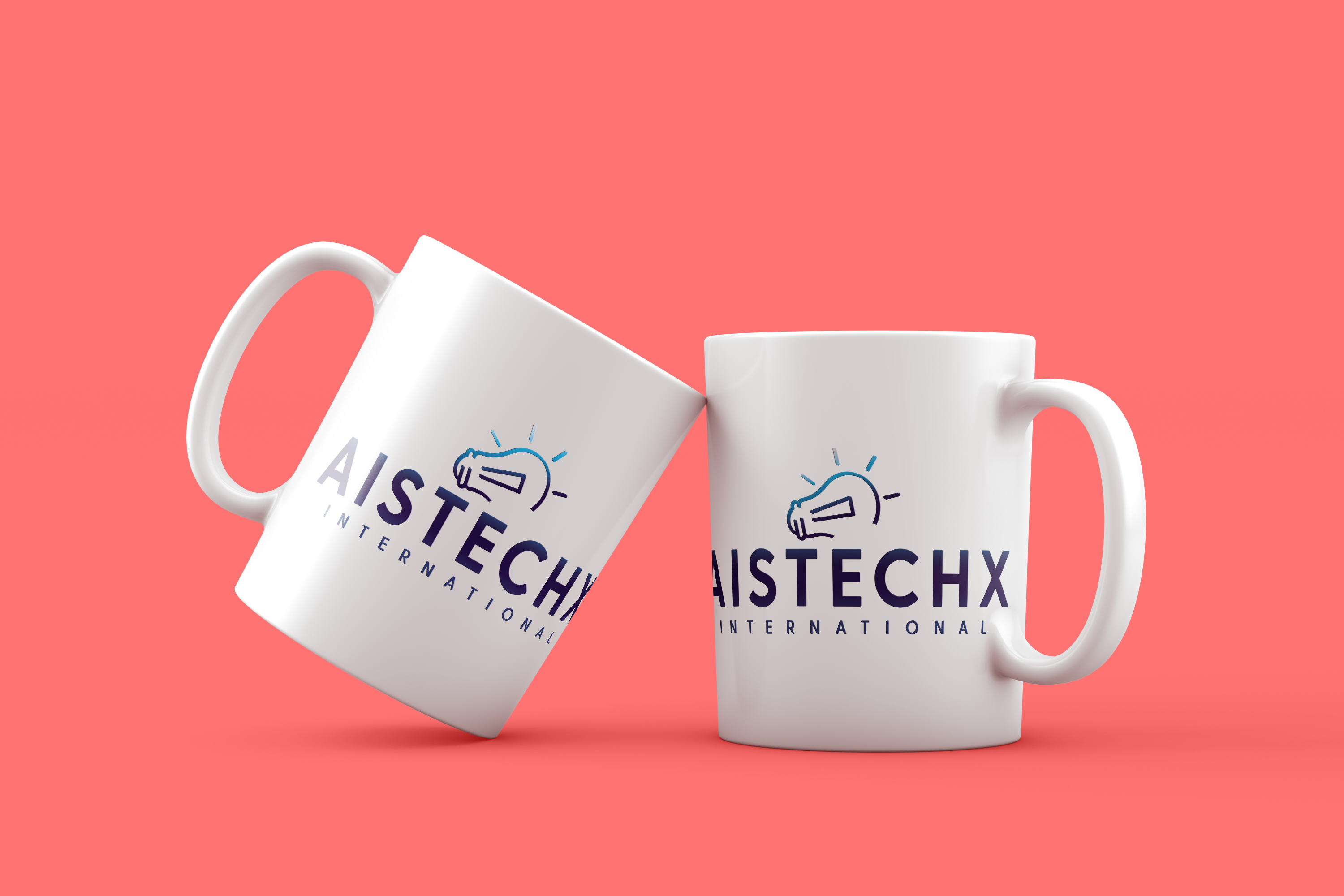 Classic White Ceramic Coffee Mug - AISTECHX | 300ml